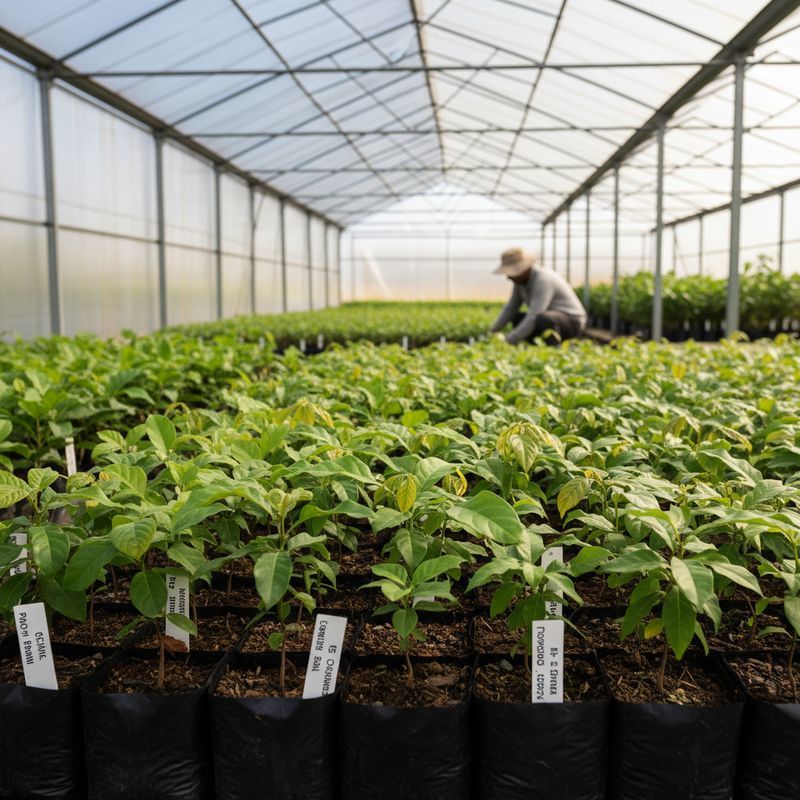 Produção de Mudas - Viveiro de mudas nativas